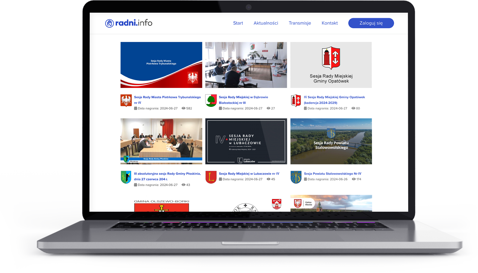 transmisje z posiedzeń